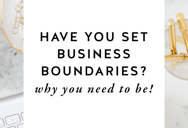 Just because you own a business, does not mean you have to hang a 24/7 sign on your brick and mortar or virtual door. The 5 business boundaries you need to set ASAP and WHY on The Productivity Zone!!