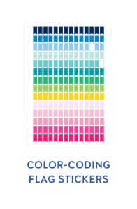 New Happy Stripe Color-Coding Flag Stickers