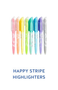 Happy Stripe Highlighters